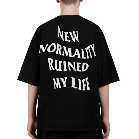 NEW NORMALITY BLACK T-SHIRT