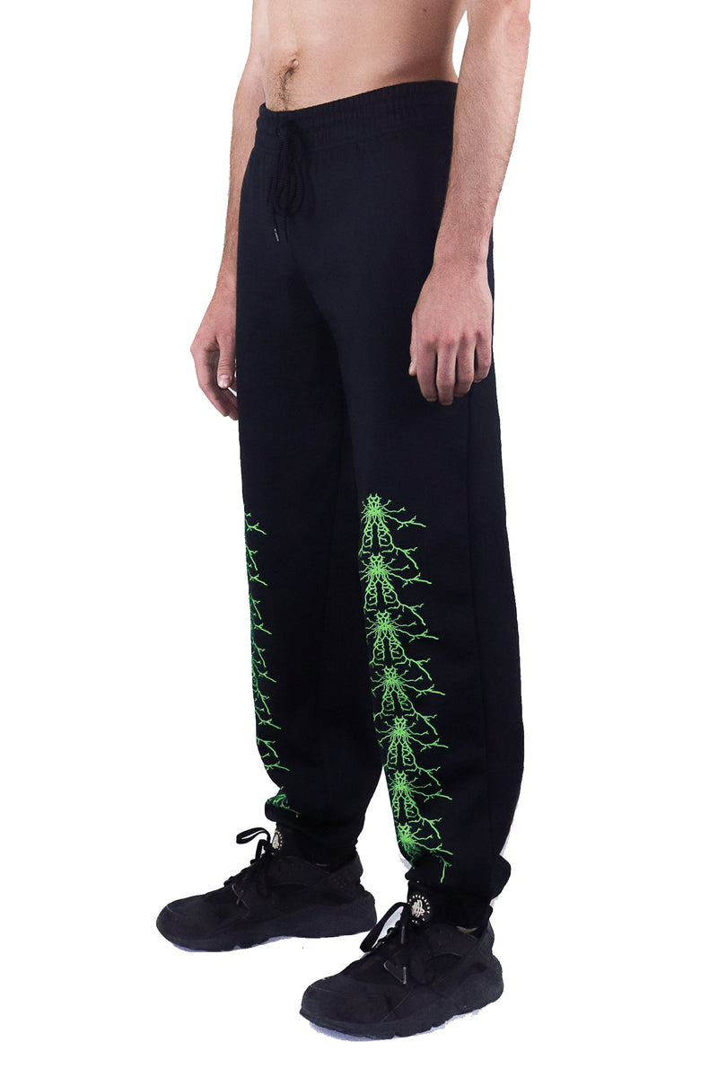 LIGHTNING JOGGER PANTS BLACK antidoto28