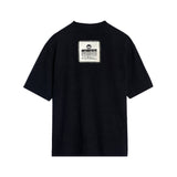 WORKING CLASS TECHNO PATCHED BLACK T-SHIRT