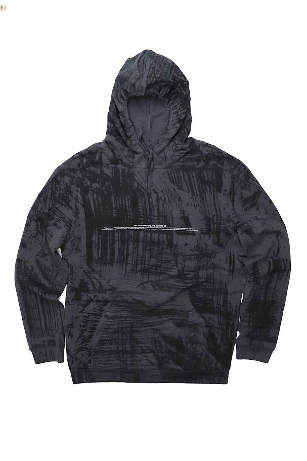 THE GOVERNMENTS ARE AGAINST US BLACK HOODIE