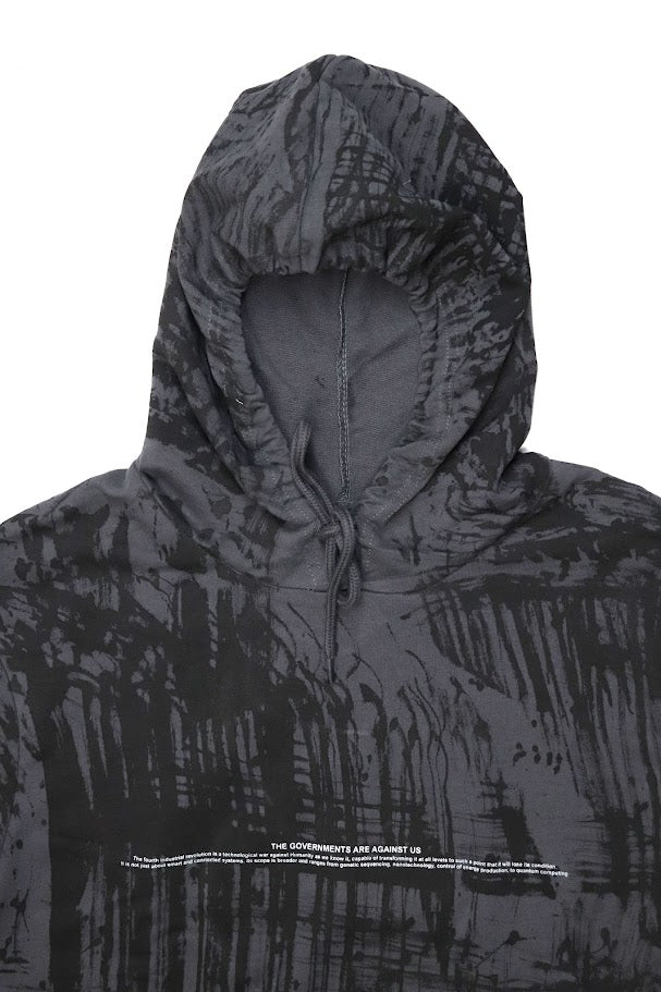 THE GOVERNMENTS ARE AGAINST US BLACK HOODIE