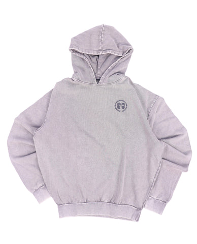 GREY ULTRA HEAVY COTTON HOODIE ANTIDOTO28 BOXY FIT