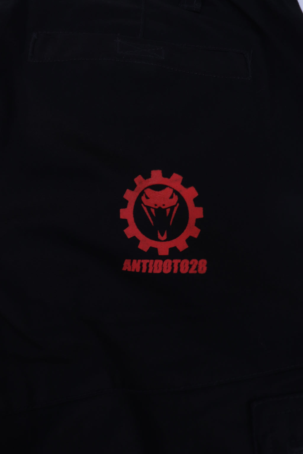 BLACK ANARCHY CARGO PANTS