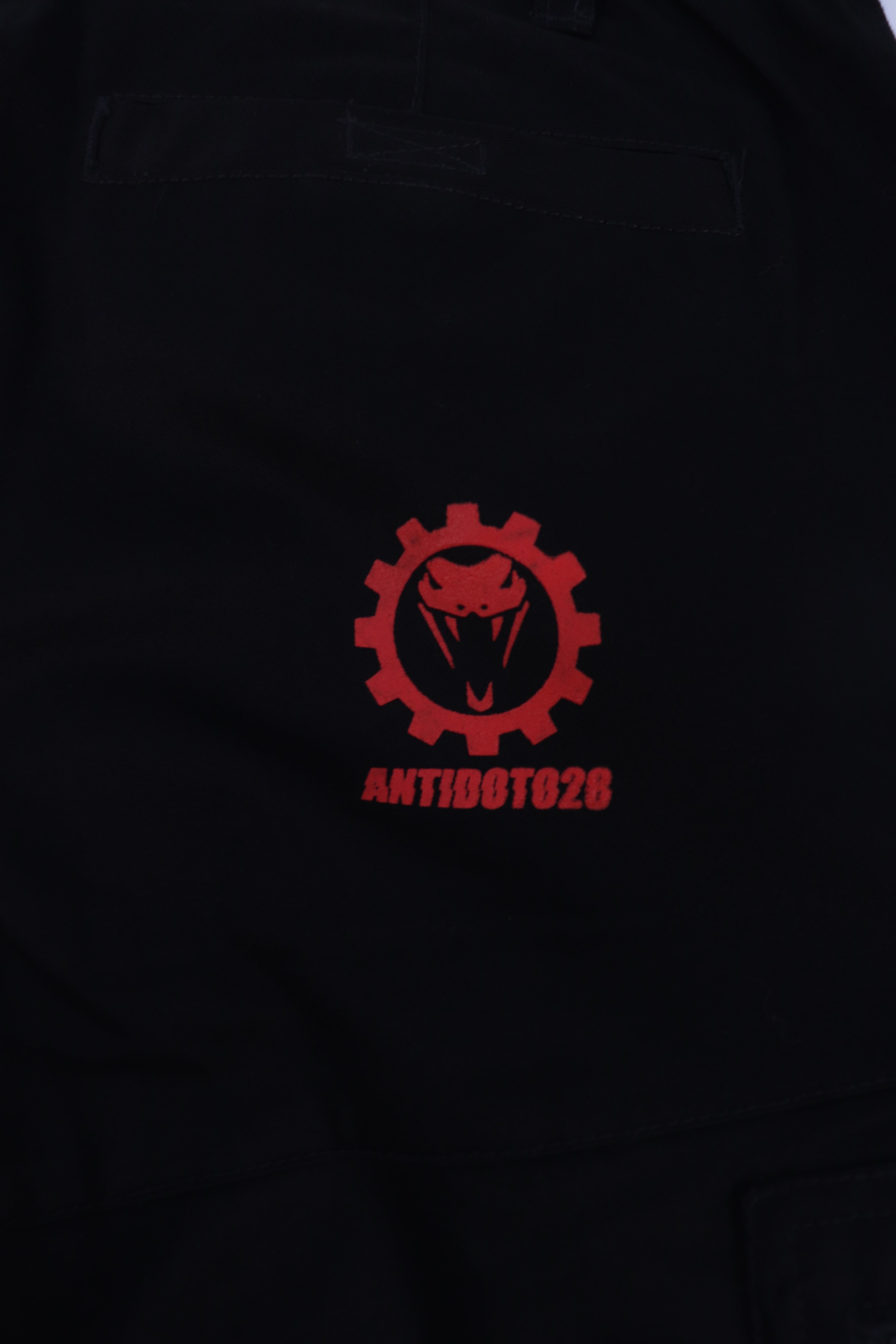 BLACK ANARCHY CARGO PANTS