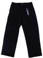 BLACK PATCHED CARGO PANTS