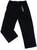 BLACK PATCHED CARGO PANTS
