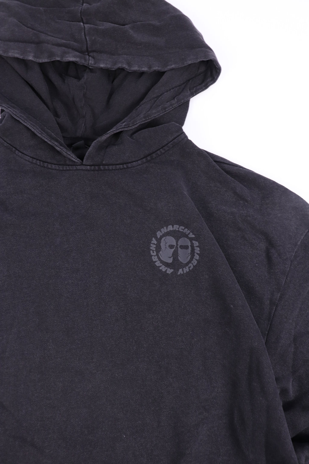 DARK GREY ULTRA HEAVY COTTON HOODIE ANTIDOTO28 BOXY FIT