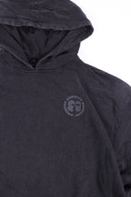 DARK GREY ULTRA HEAVY COTTON HOODIE ANTIDOTO28 BOXY FIT