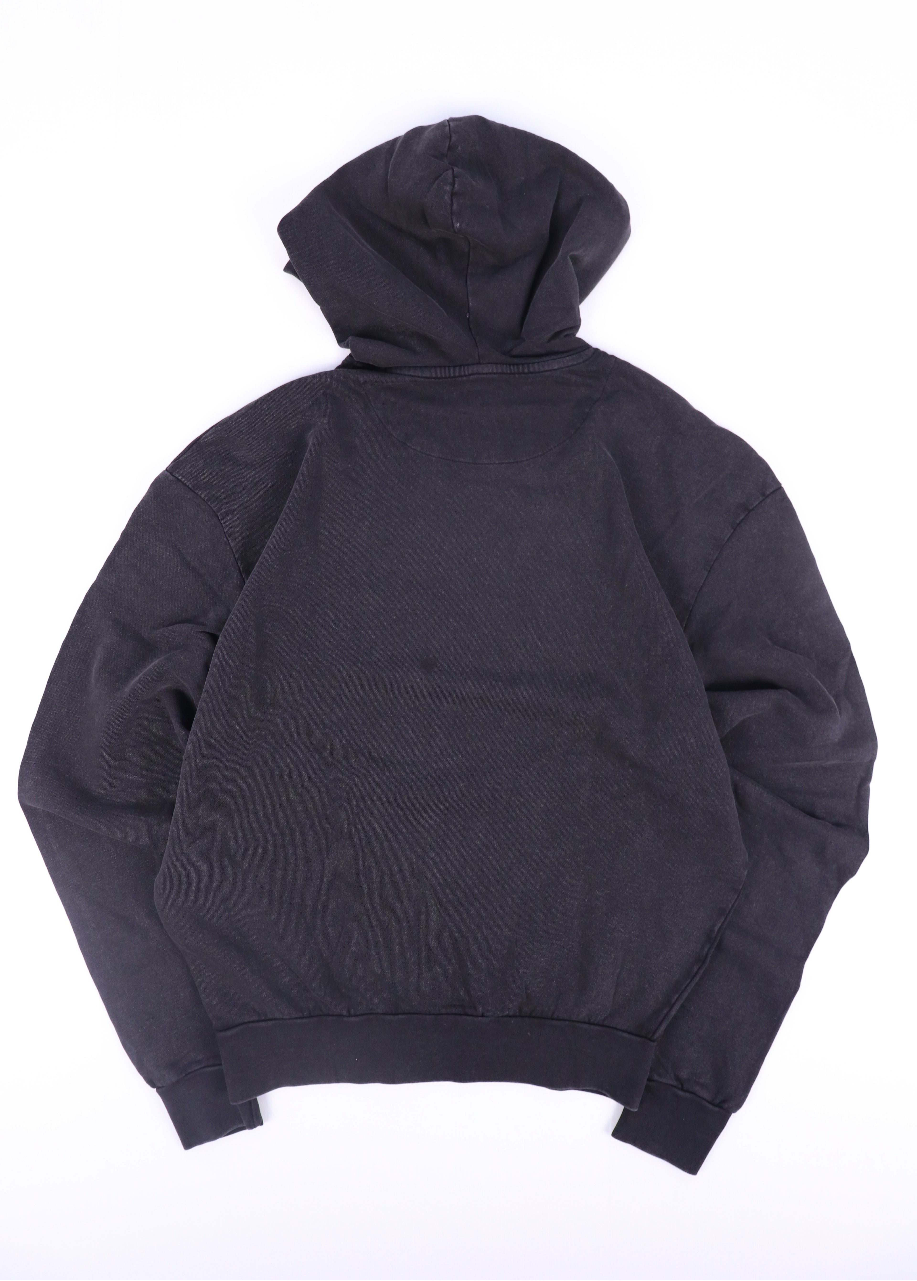 DARK GREY ULTRA HEAVY COTTON HOODIE ANTIDOTO28 BOXY FIT