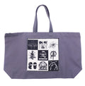 COTTON XXL PATCHED LARGE TOTE BAG