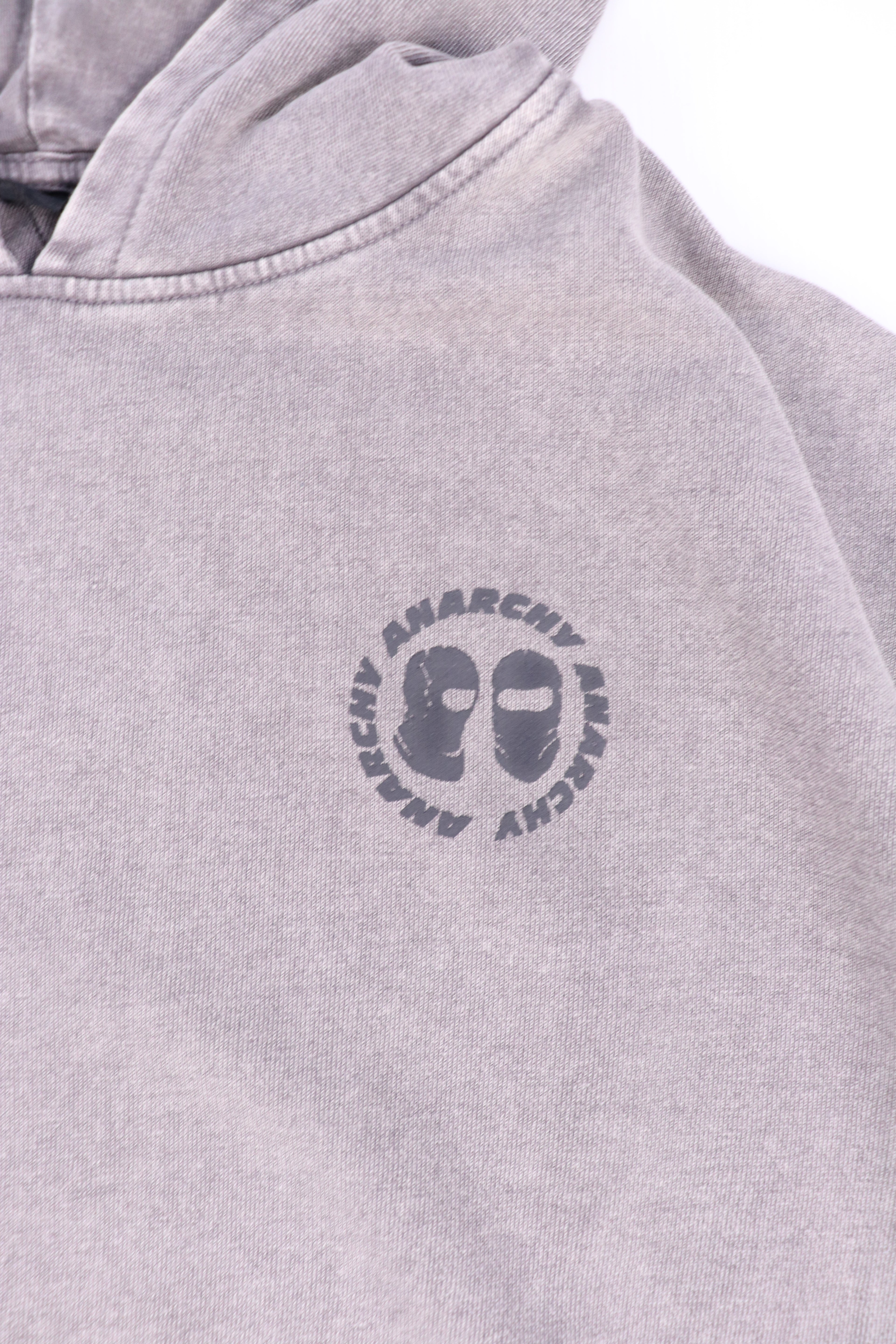 GREY ULTRA HEAVY COTTON HOODIE ANTIDOTO28 BOXY FIT