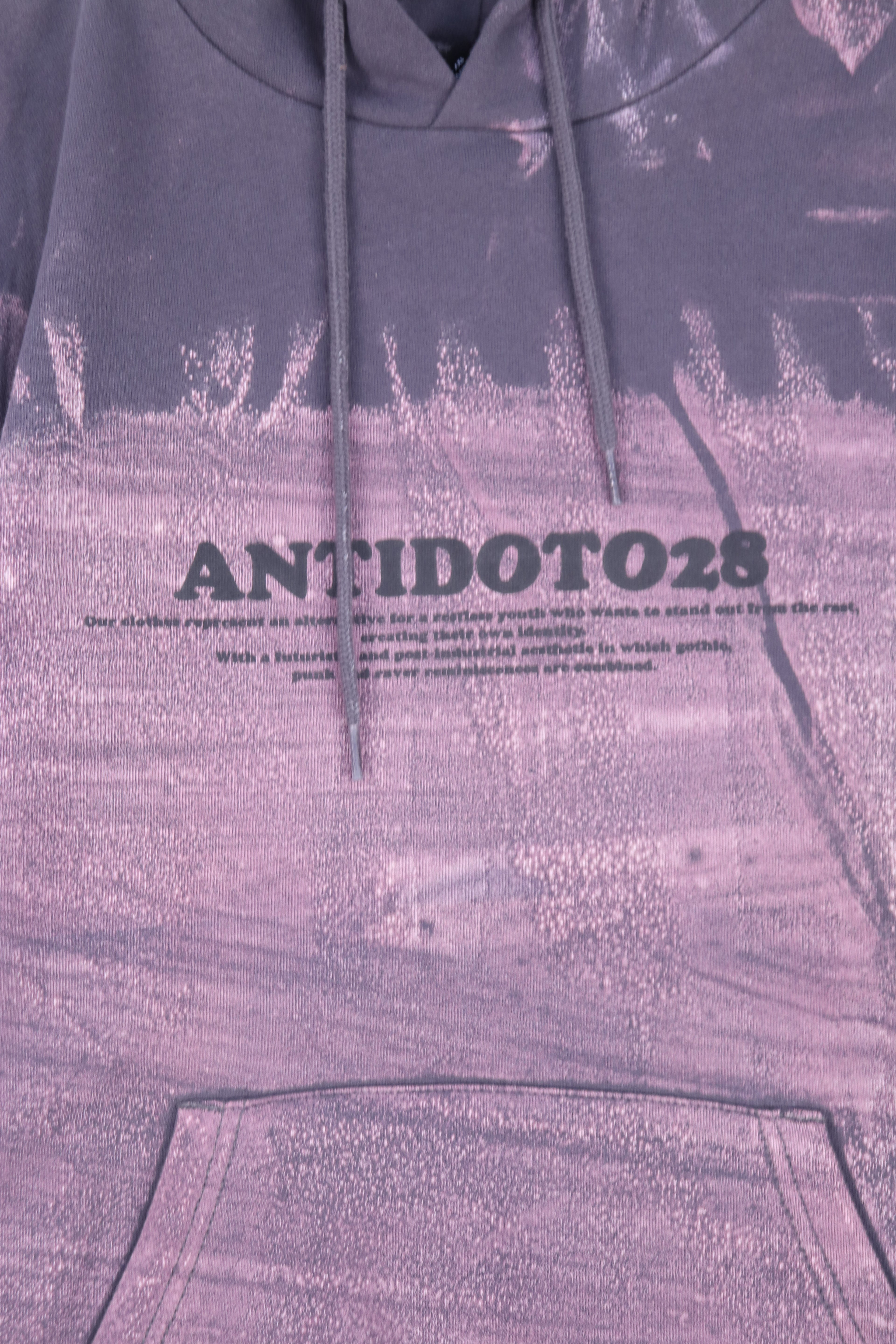 ACID WASHED OVERSIZED HOODIE ANTIDOTO28