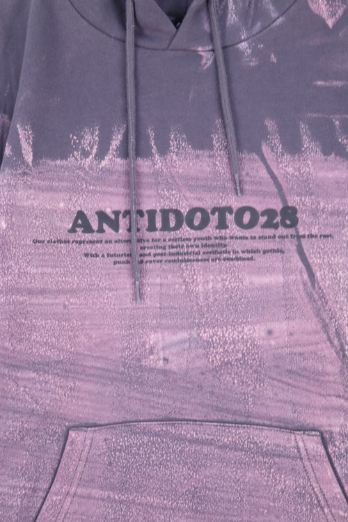 ACID WASHED OVERSIZED HOODIE ANTIDOTO28