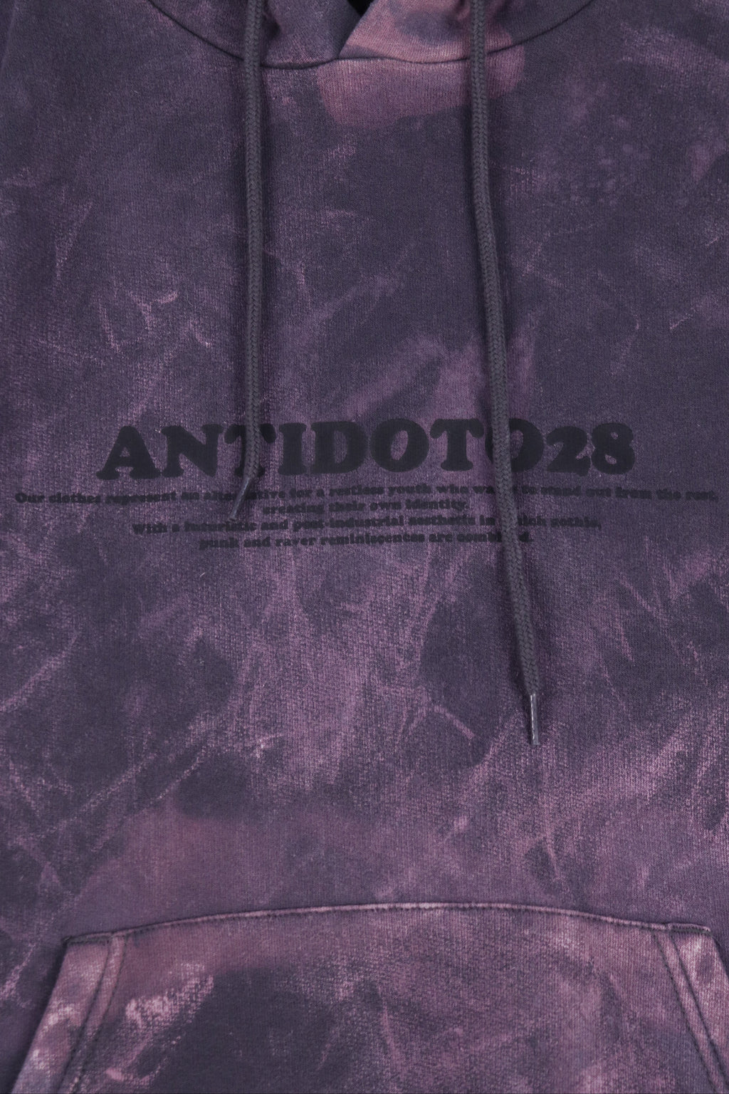 ACID WASHED OVERSIZED HOODIE ANTIDOTO28