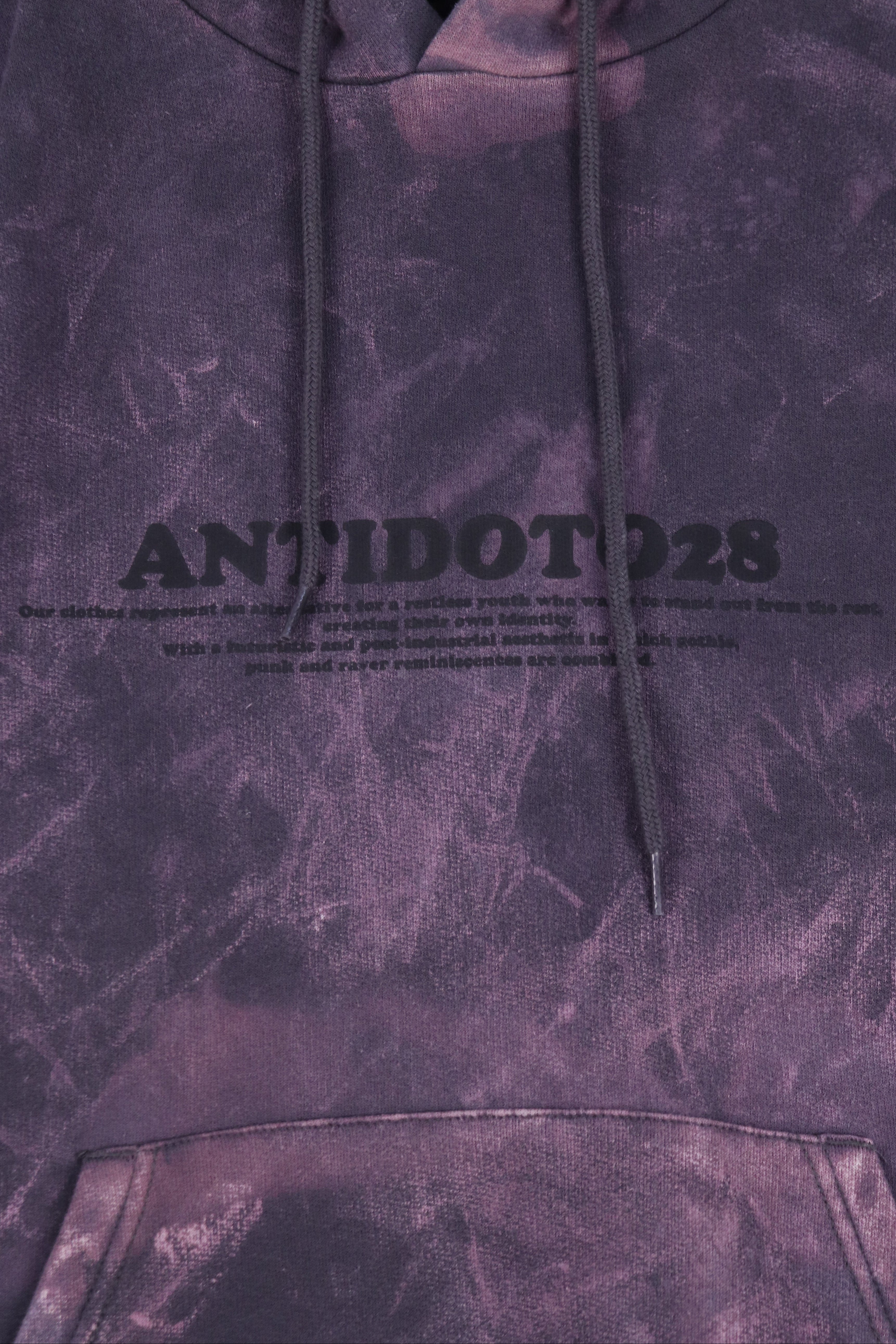 ACID WASHED OVERSIZED HOODIE ANTIDOTO28