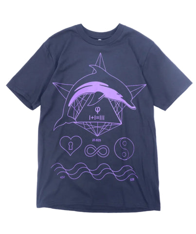 DOLPHIN BLACK T-SHIRT