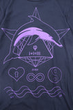 DOLPHIN BLACK T-SHIRT