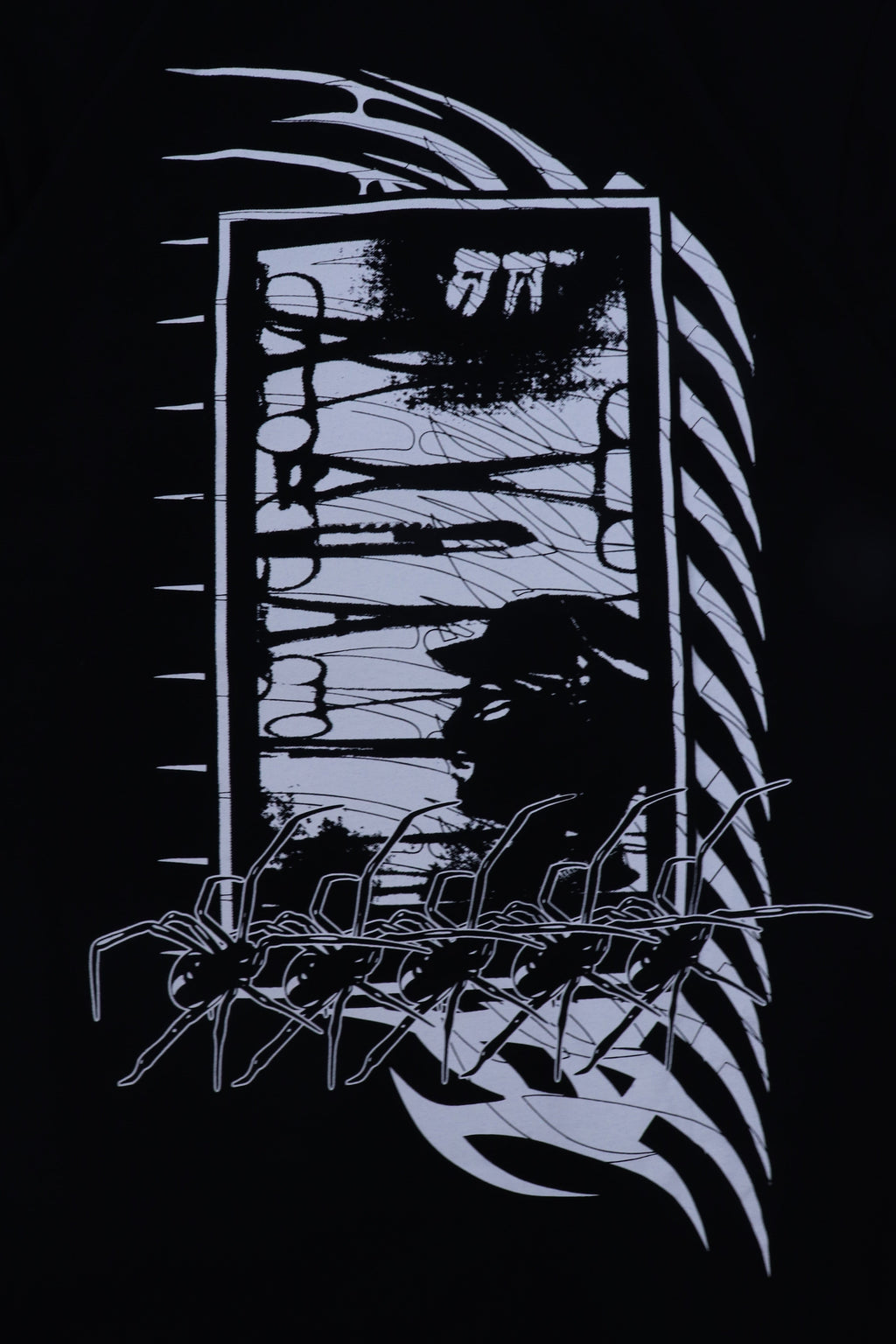 MELTING BLACK T-SHIRT