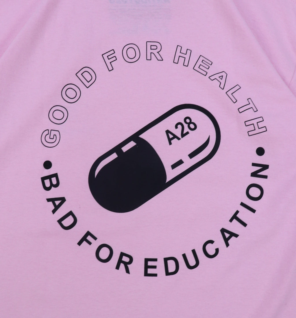 GOOD FOR HEALTH PINK T-SHIRT