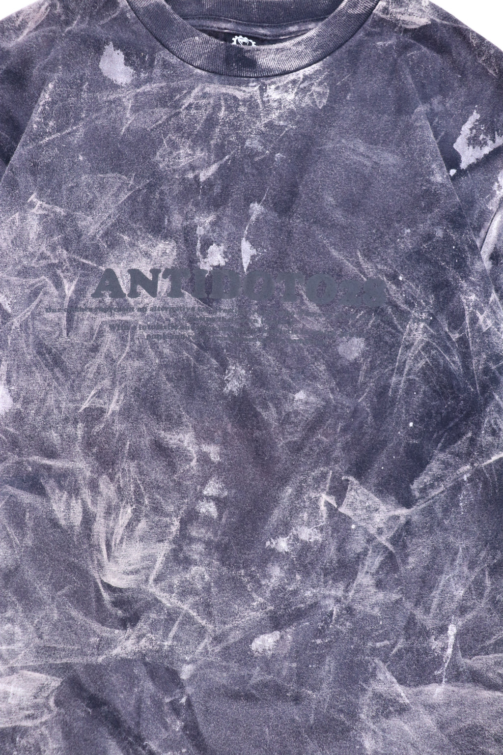 TEXTURED ANTIDOTO28 GREY T-SHIRT