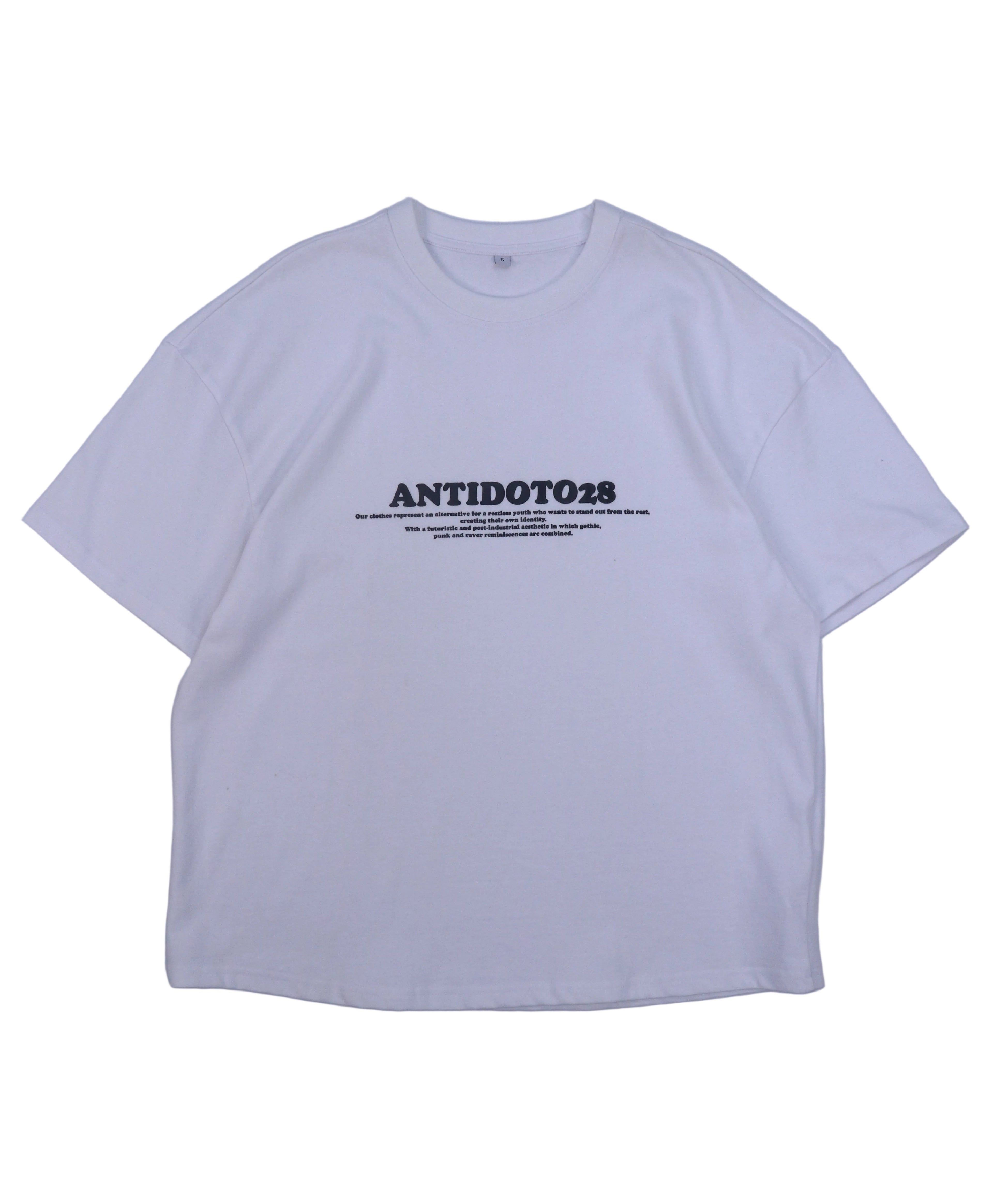 ANTIDOTO28 WHITE T-SHIRT