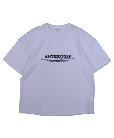 ANTIDOTO28 WHITE T-SHIRT
