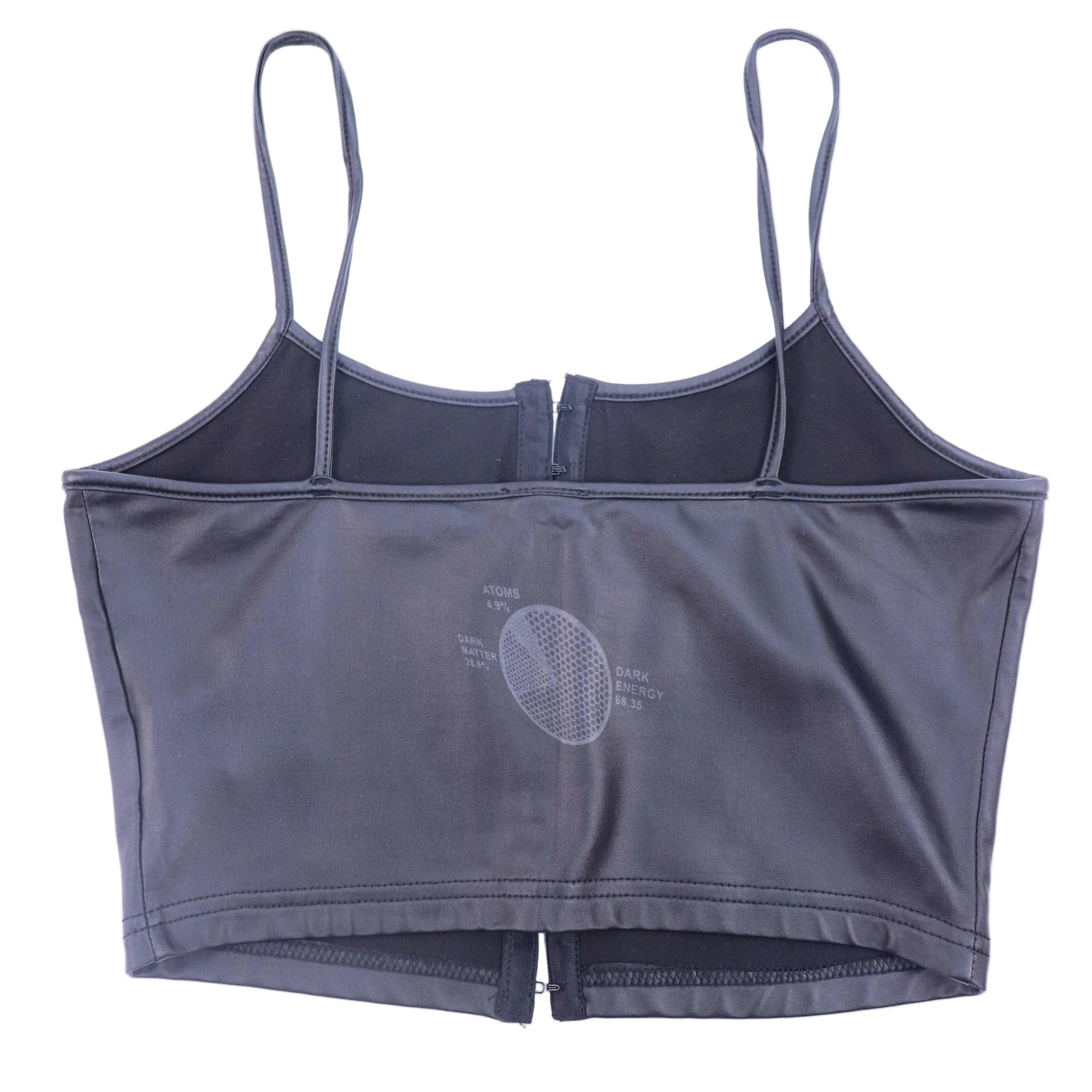 DARK ENERGY CROPPED BLACK TOP
