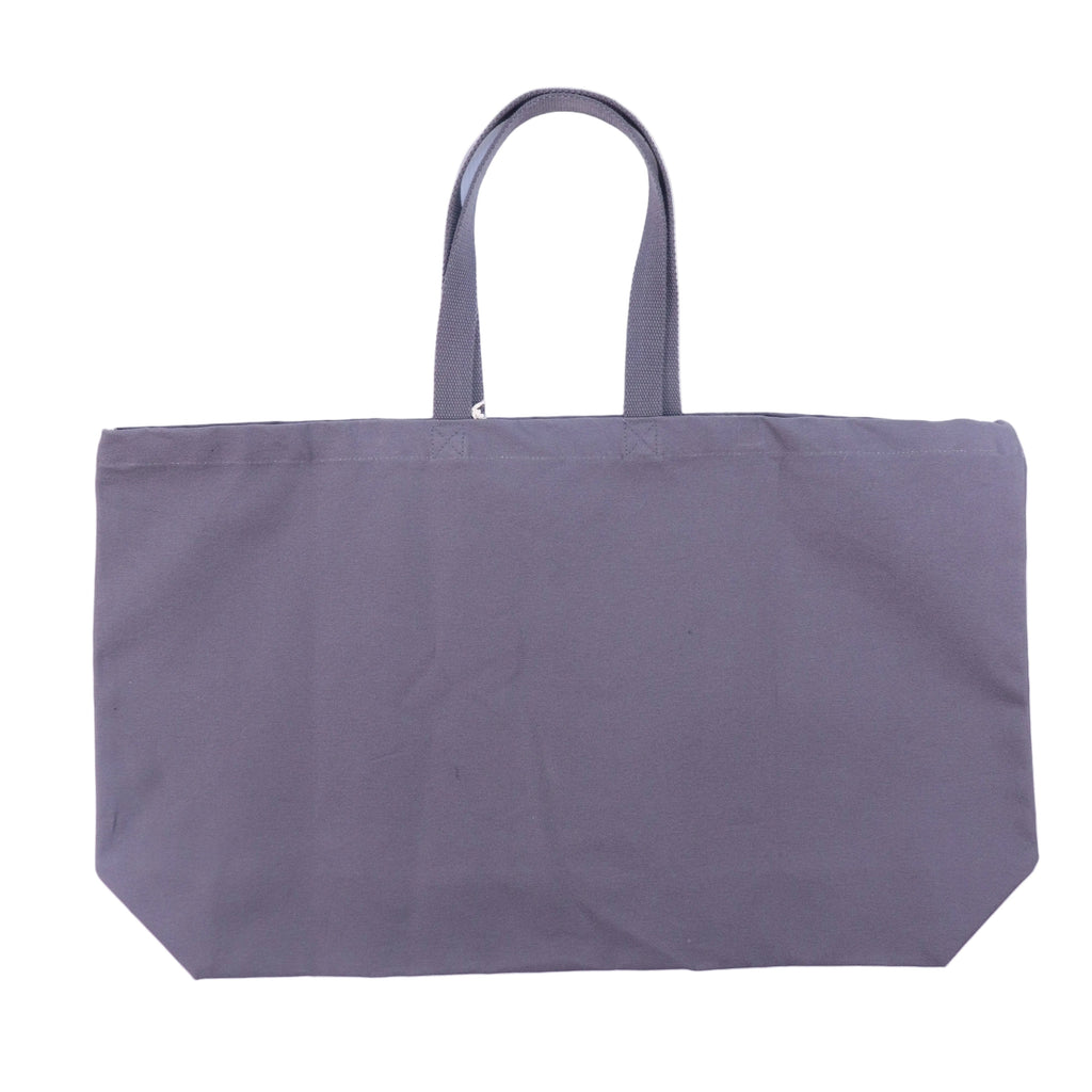 COTTON XXL PATCHED LARGE TOTE BAG