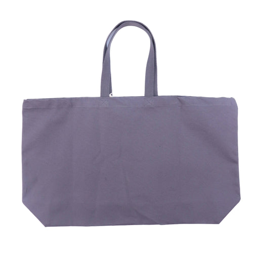 COTTON XXL PATCHED LARGE TOTE BAG