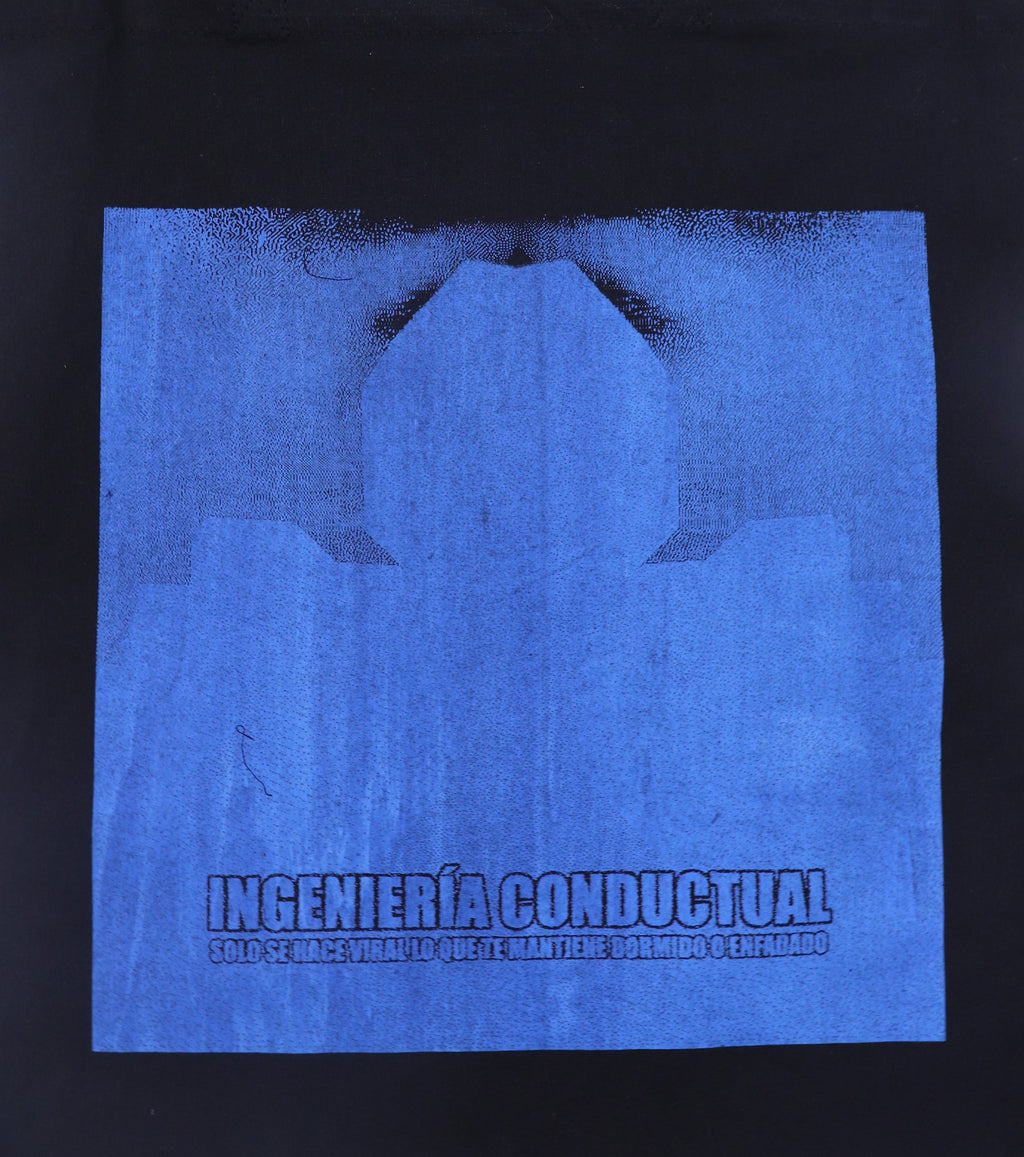 INGENIERIA CONDUCTUAL BLACK TOTE BAG
