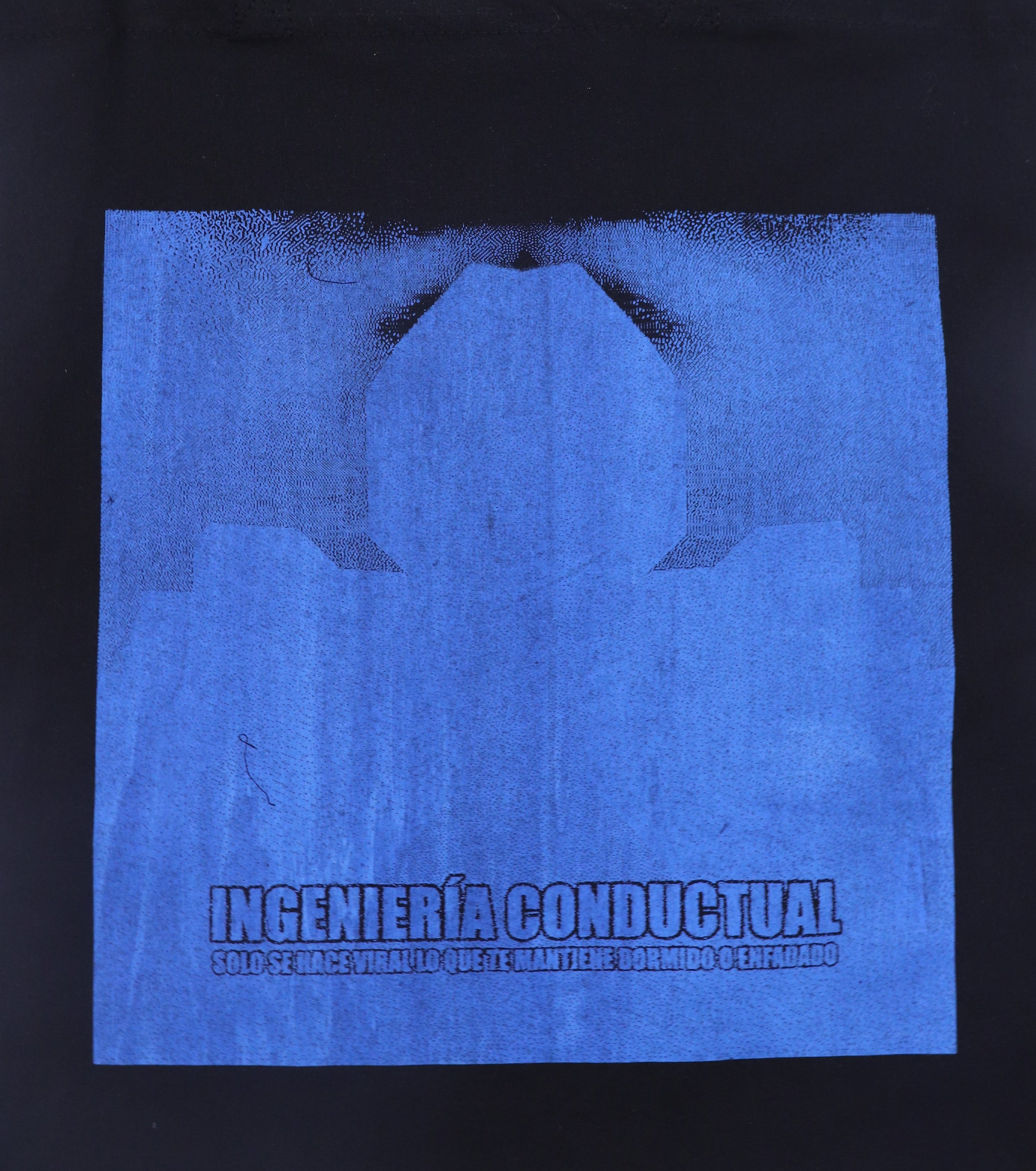 INGENIERIA CONDUCTUAL BLACK TOTE BAG