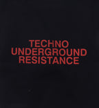 TECHNO UNDERGROUND RESISTANCE BLACK TOTE BAG