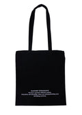 SUPPORT DISSIDENCE BLACK TOTE BAG