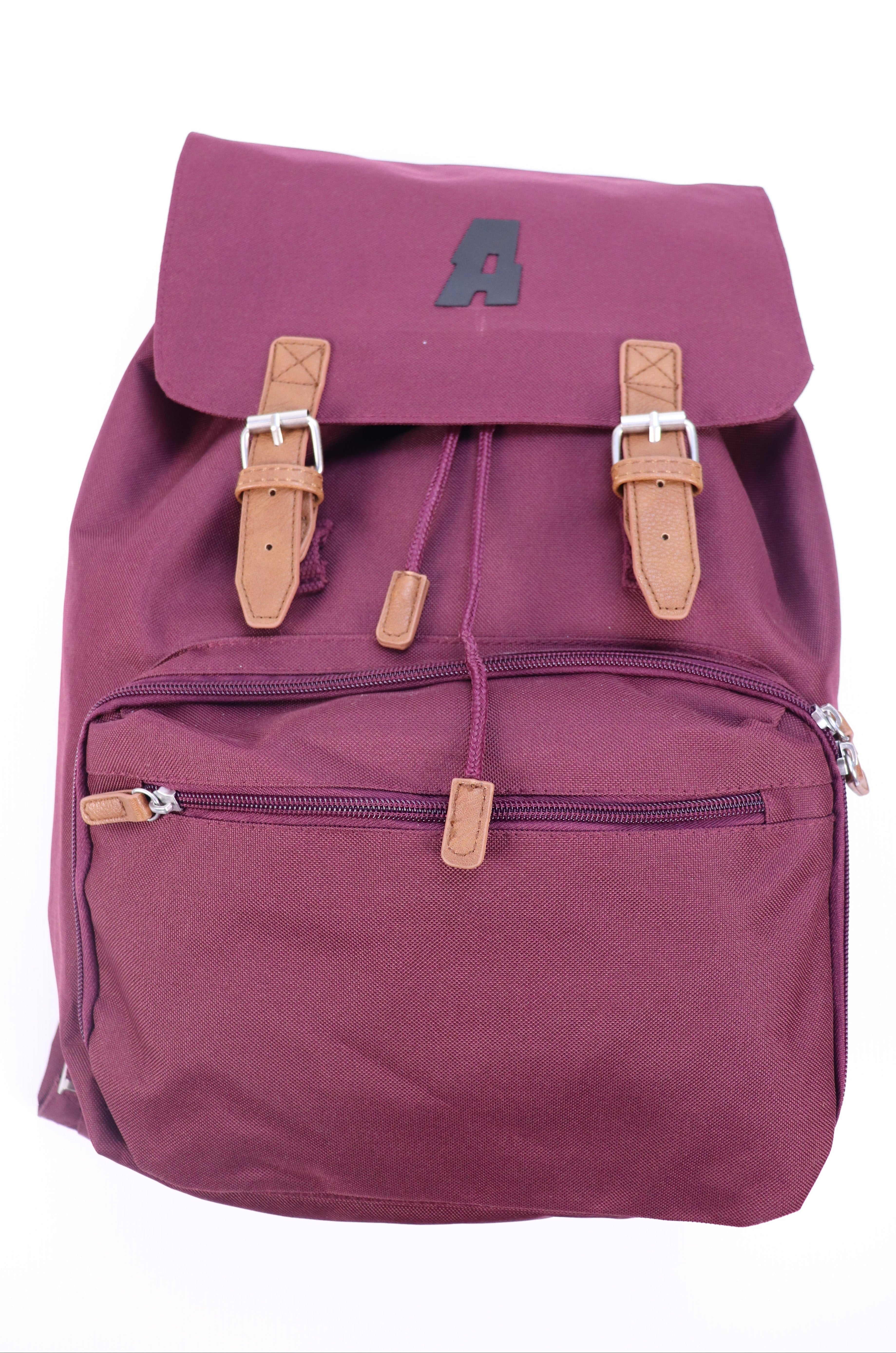 ANTIDOTO28 BURGUNDY BACKPACK