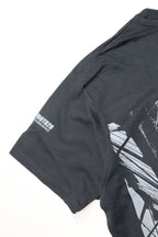 THE GOVERNMENTS ARE AGAINST US USED BLACK T-SHIRT