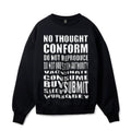 CONFORM BLACK SWEATSHIRT