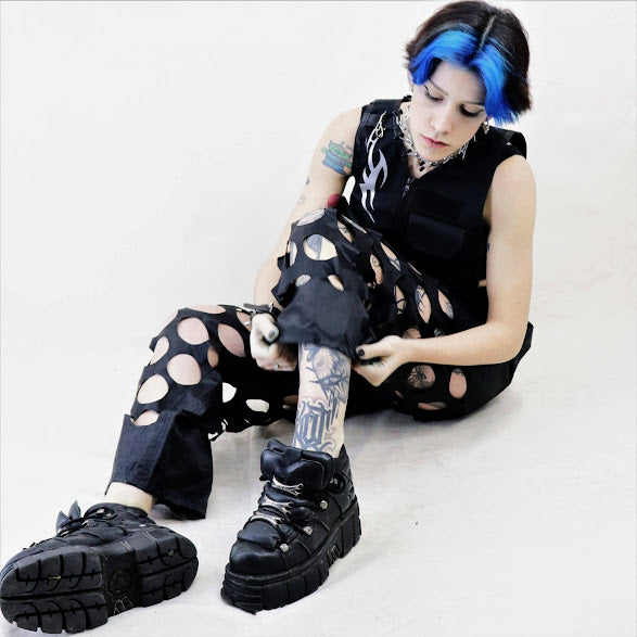 CYBER ATTACK BLACK HOLE PANTS