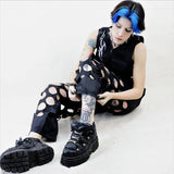 CYBER ATTACK BLACK HOLE PANTS
