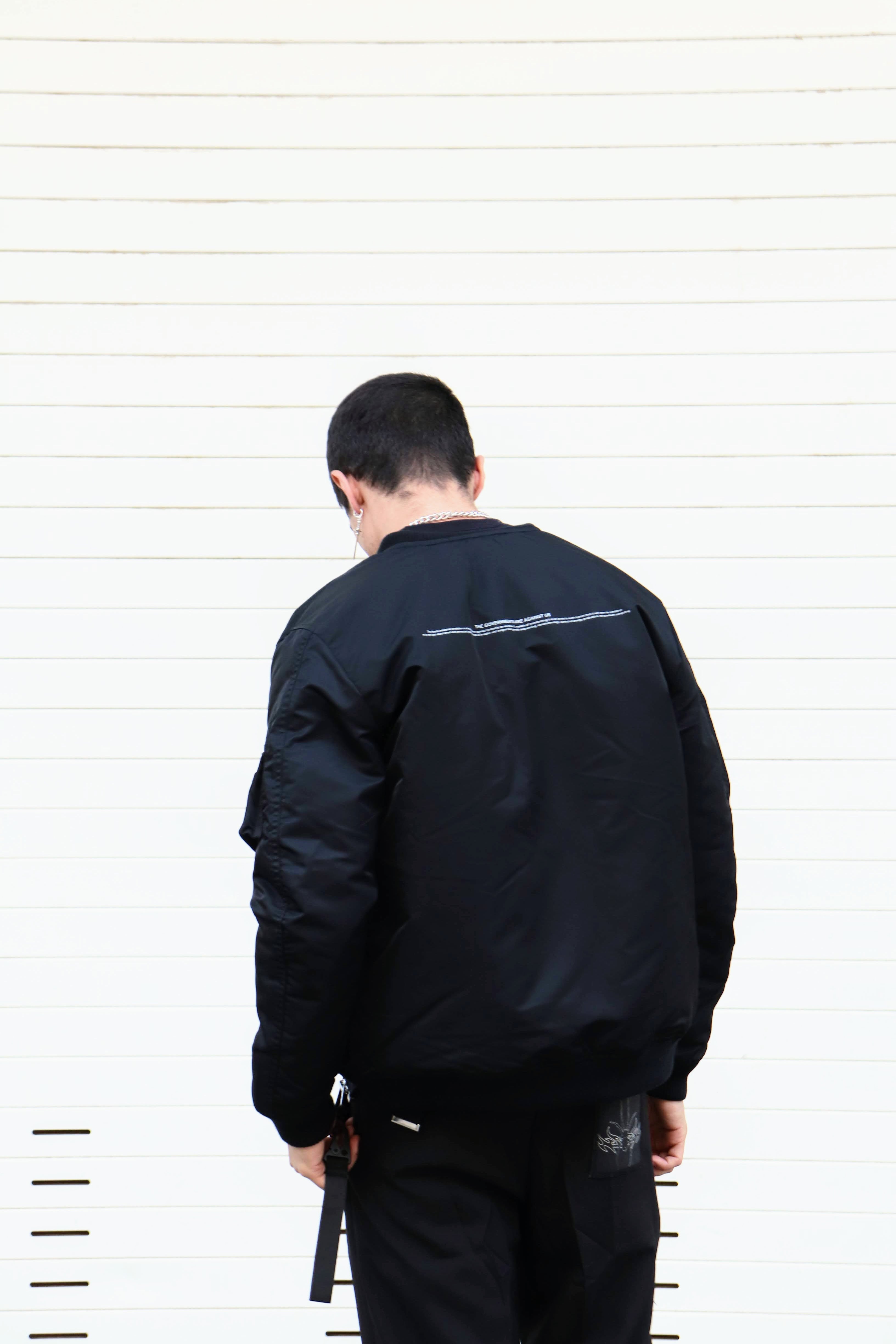 THE GOVERNMENTS ARE AGAINST US BOMBER JACKET