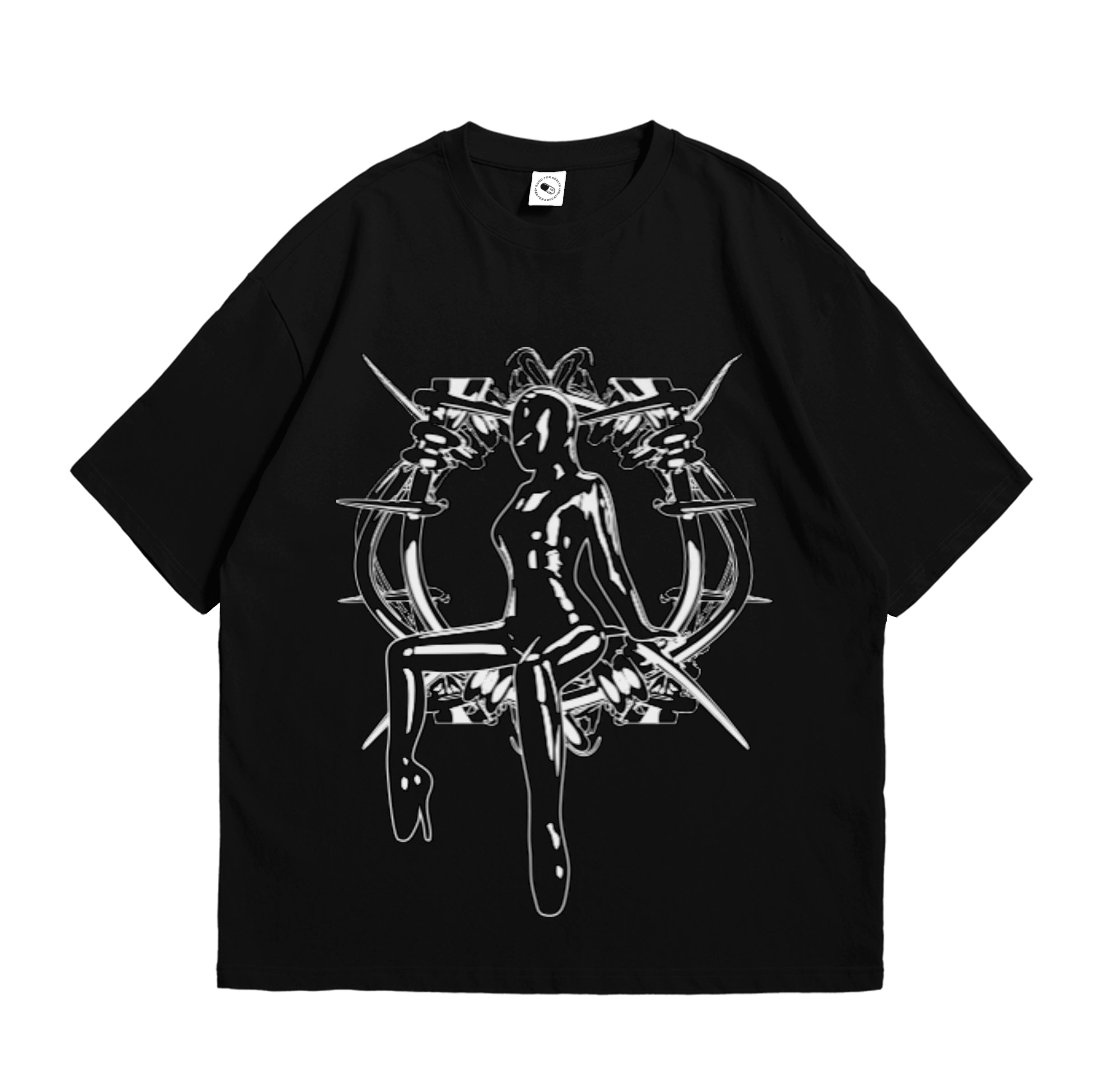 FETICHE II BLACK UNISEX T-SHIRT