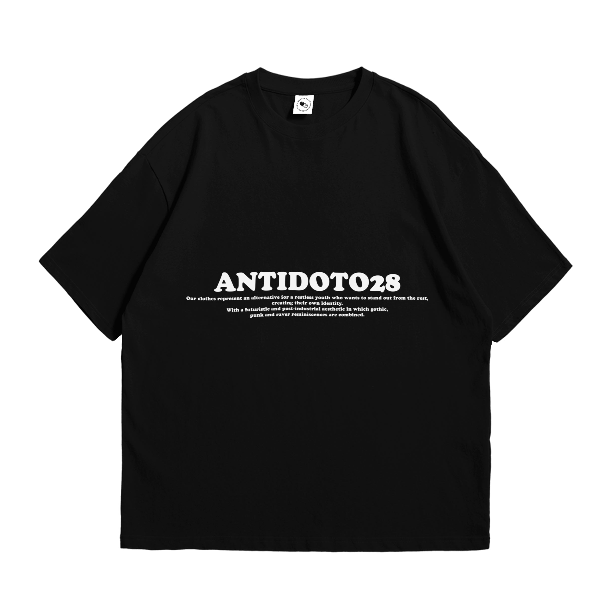 GOOD FOR HEALTH UNISEX BLACK T-SHIRT