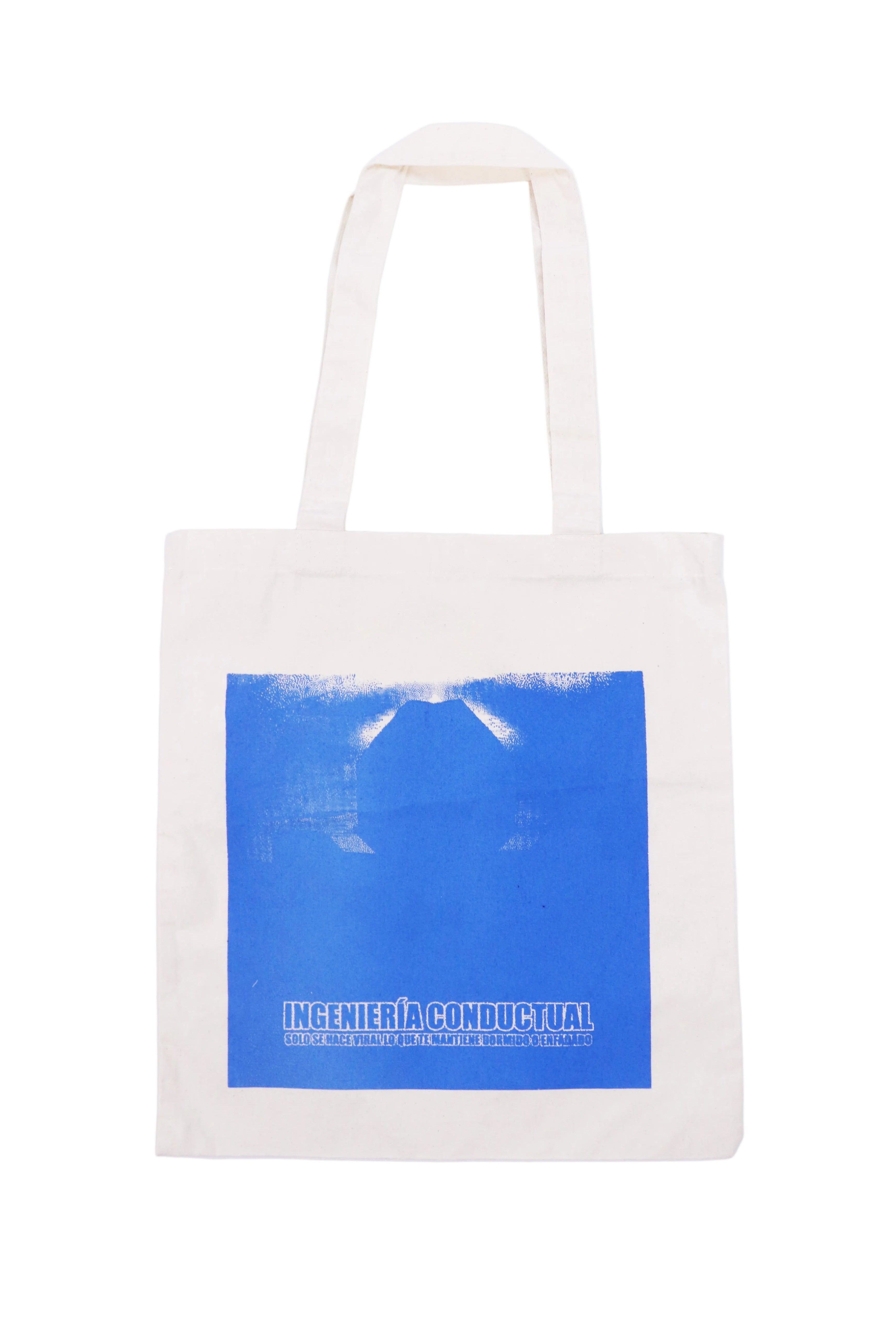 INGENIERIA CONDUCTUAL WHITE TOTE BAG