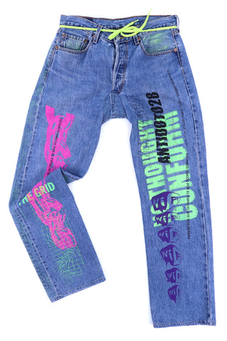 LEVIS CUSTOM JEANS THE GRID