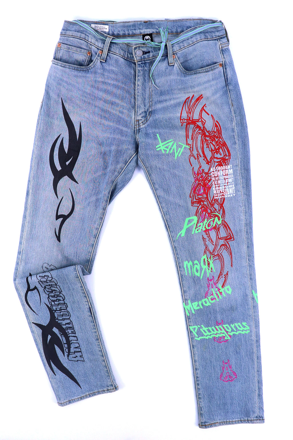 LEVIS CUSTOM JEANS TECHNO UNDERGROUND RESISTENCE