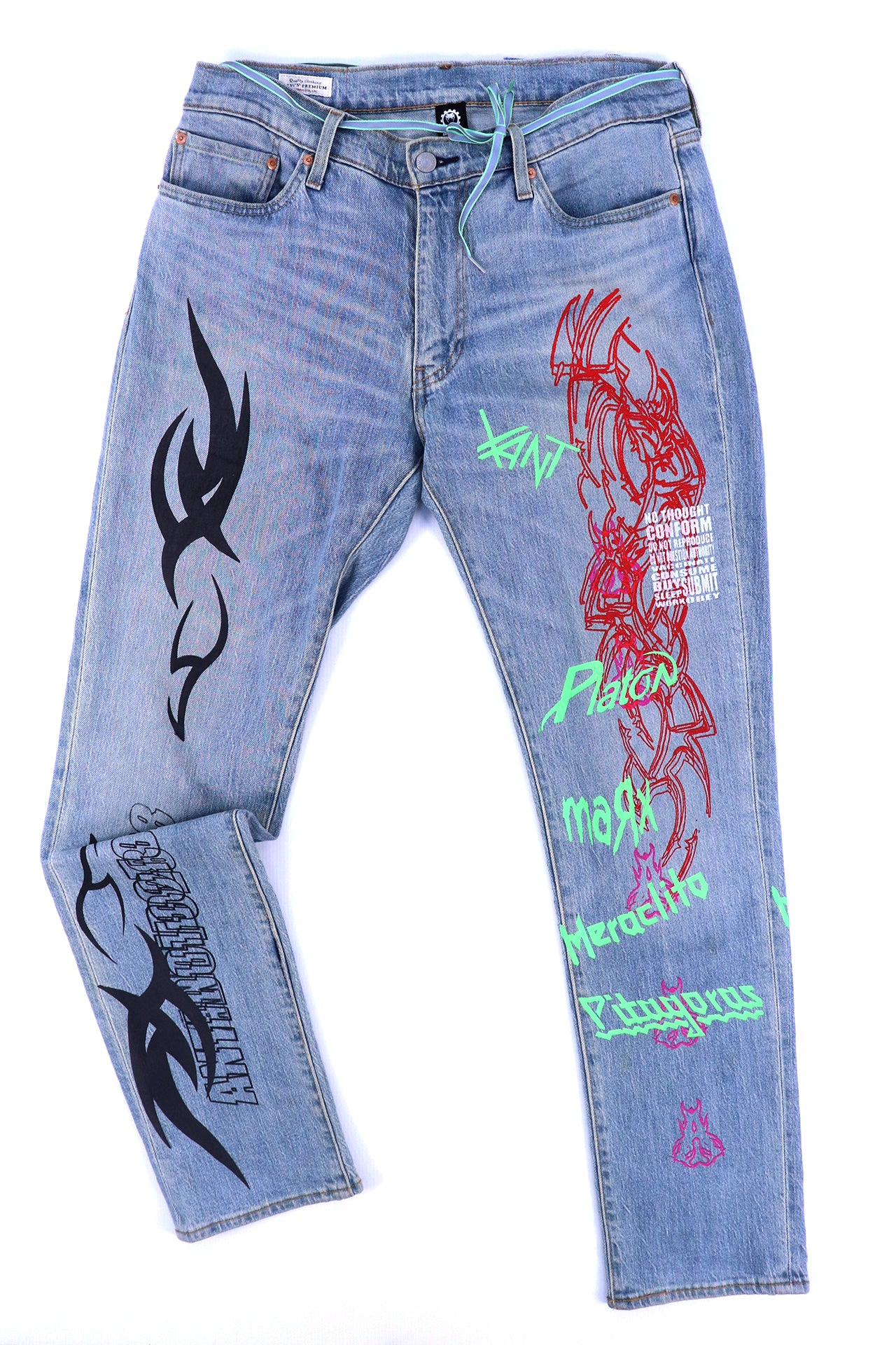 LEVIS CUSTOM JEANS TECHNO UNDERGROUND RESISTENCE