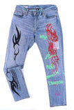 LEVIS CUSTOM JEANS TECHNO UNDERGROUND RESISTENCE