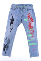 LEVIS CUSTOM JEANS TECHNO UNDERGROUND RESISTENCE