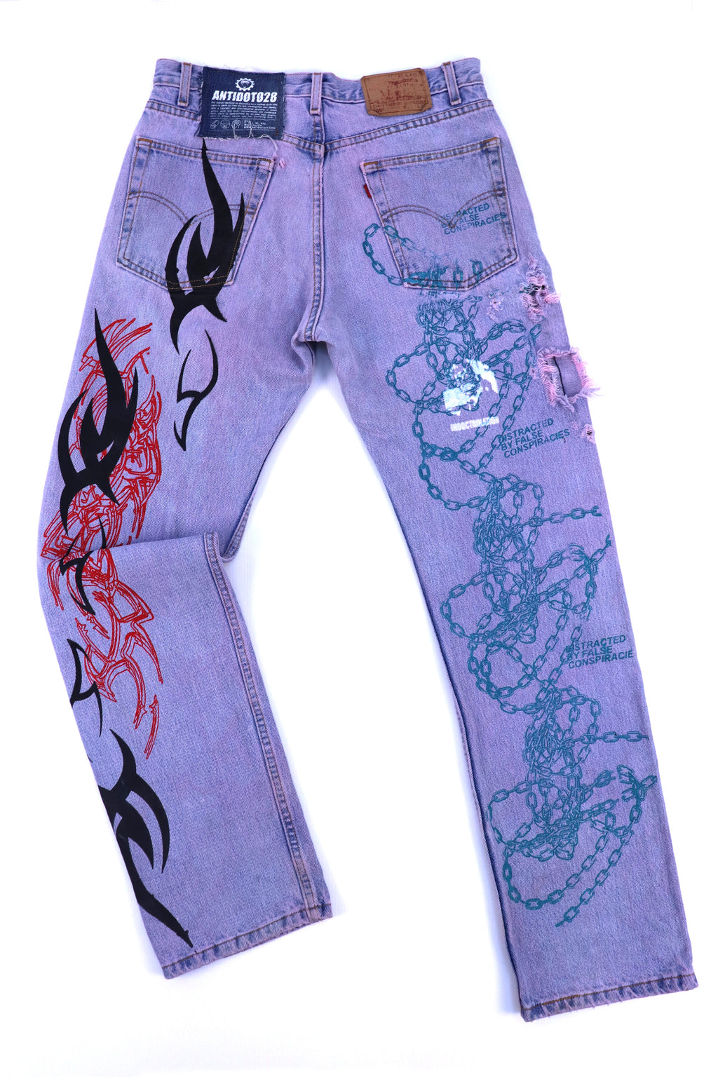 LEVIS CUSTOM JEANS TECHNO UNDERGROUND RESISTENCE CJ2