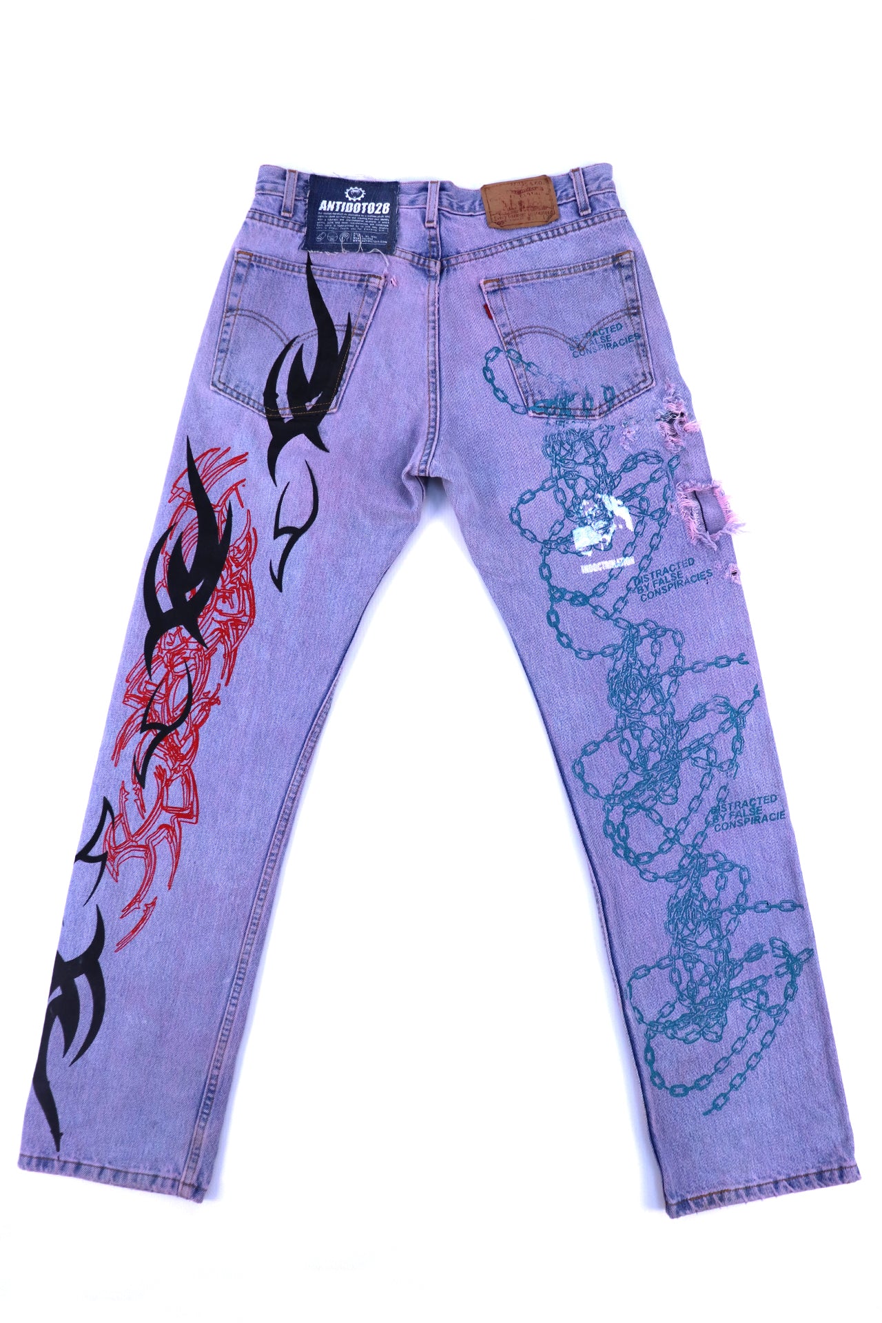 LEVIS CUSTOM JEANS TECHNO UNDERGROUND RESISTENCE CJ2