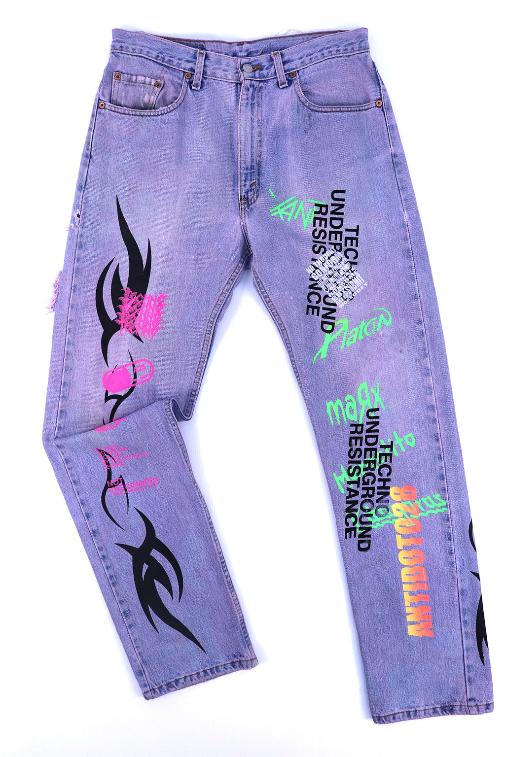 LEVIS CUSTOM JEANS TECHNO UNDERGROUND RESISTENCE CJ2